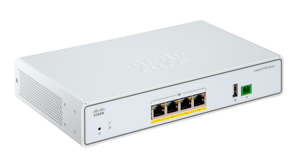 Cisco Catalyst CGP-ONT-4P network switch Managed L2 Gigabit Ethernet (10/100/1000) Power over Ethernet (PoE) Gray