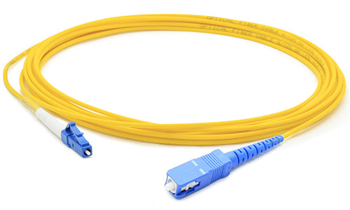 ADD-SC-LC-15M9SMF - AddOn Networks 1.5M LC (MALE) TO SC (MALE) OS2 STRAIGHT YELLOW DUPLEX FIBER OFNR (RISER-R)