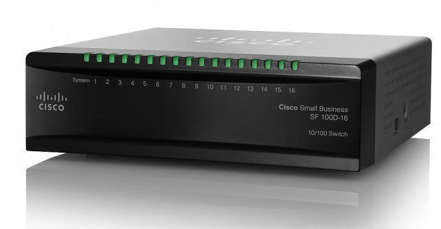 SF100D-16-NA - Cisco SF100D-16 16-PORT 10/100 DESKTOP SWITCH