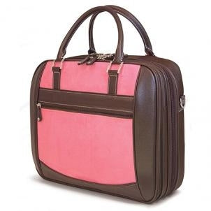 MESFEBX - Mobile Edge SCANFAST ELEMENT BRIEFCASE - 16IN - PINK SUEDE