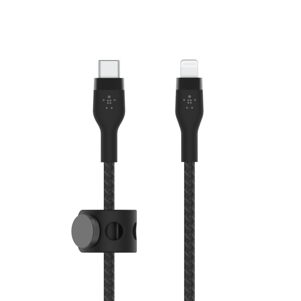 Belkin CAA011BT3MBK USB cable 118.1" (3 m) USB C USB C/Lightning Black