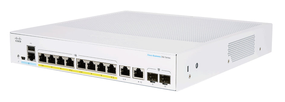 Cisco CBS250 Managed L2 Gigabit Ethernet (10/100/1000) Power over Ethernet (PoE) White