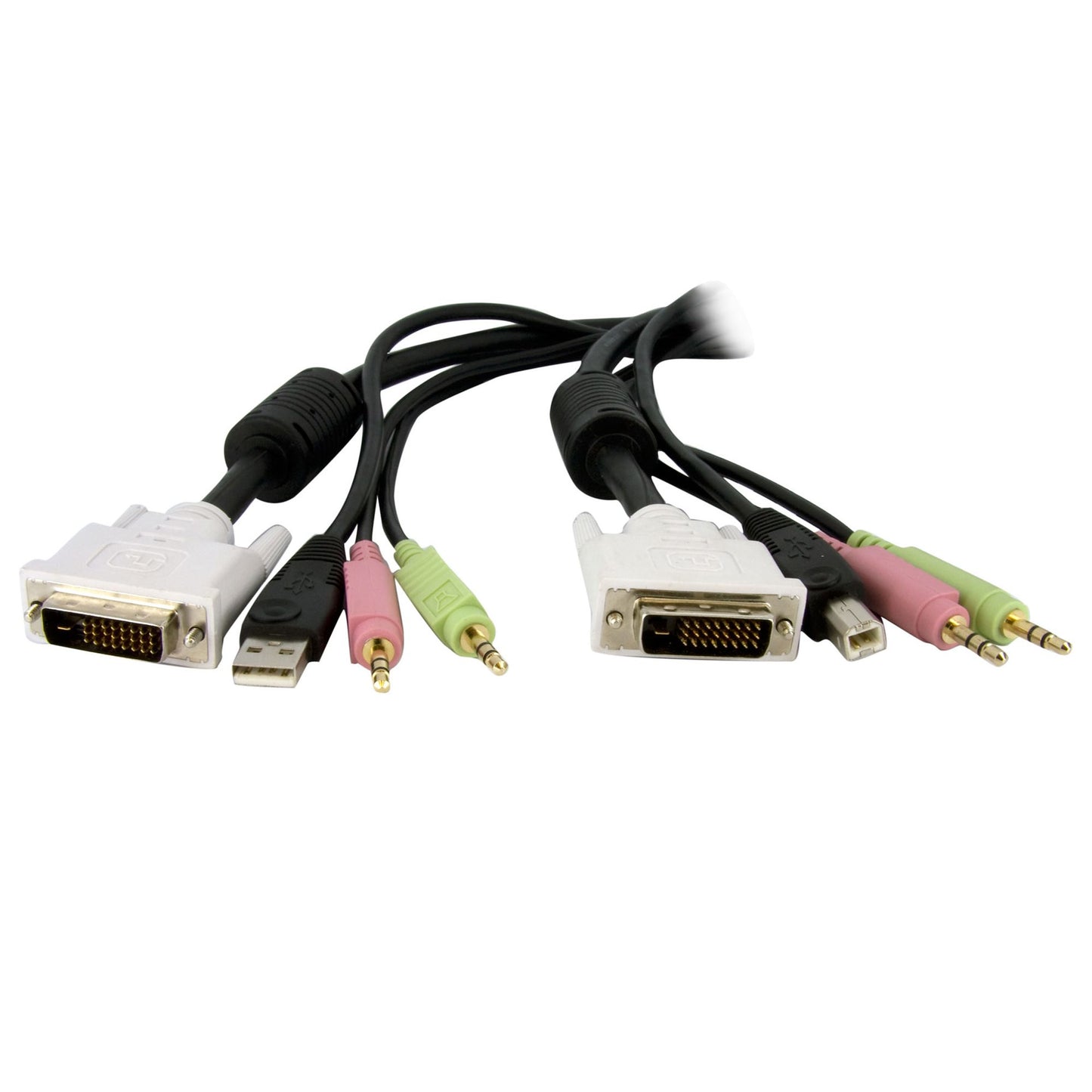 DVID4N1USB6 - StarTech.com 4-IN-1 USB DVI KVM SWITCH CABLE W/ AUDIO