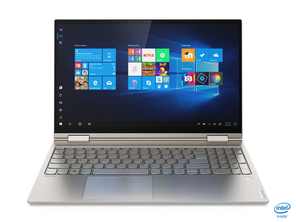 Lenovo Yoga C740 i7-10510U Hybrid (2-in-1) 15.6" Touchscreen Full HD Intel® Core™ i7 12 GB DDR4-SDRAM 512 GB SSD Wi-Fi 5 (802.11ac) Windows 10 Home Metallic