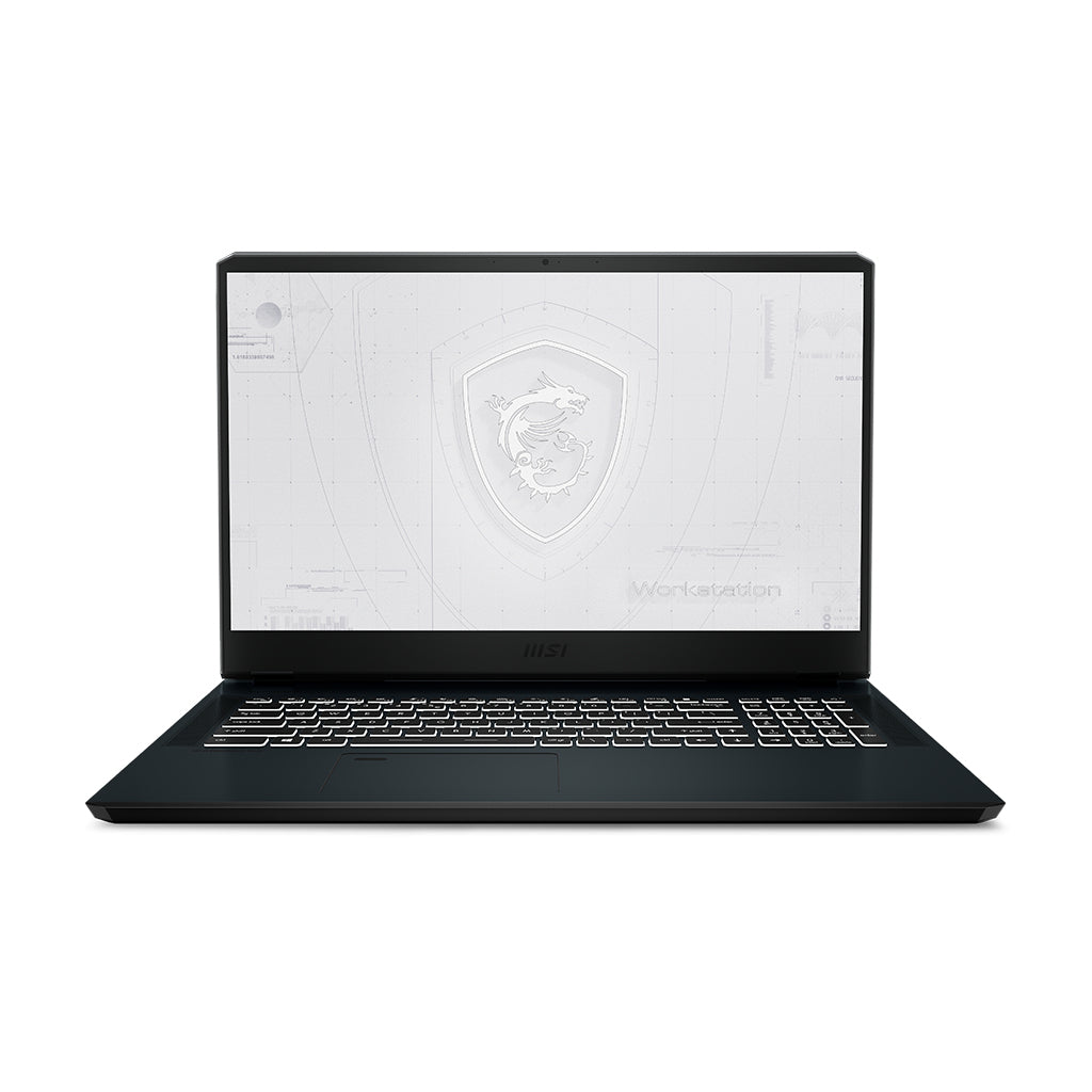MSI Workstation WE76 11UM-458 notebook Mobile workstation 17.3" Full HD 11th gen Intel® Core™ i9 64 GB DDR4-SDRAM 1000 GB SSD NVIDIA RTX A5000 Wi-Fi 6 (802.11ax) Windows 10 Pro Titanium, Blue