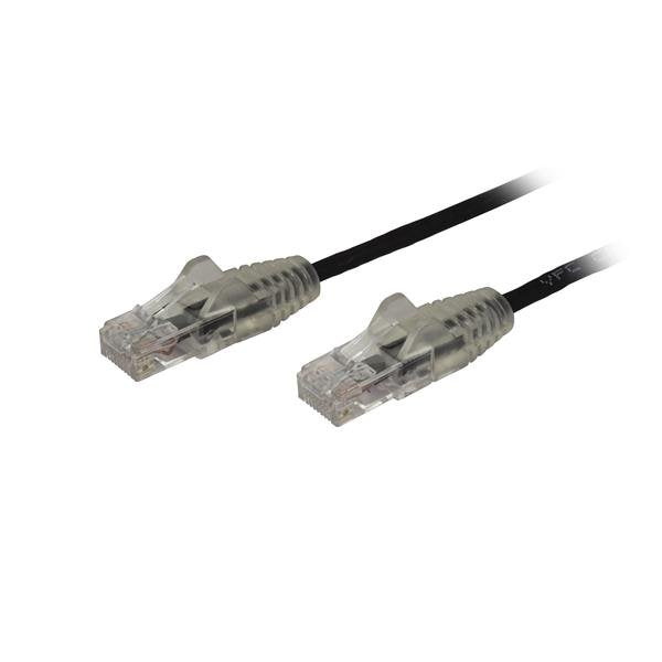 N6PAT6BKS - StarTech.com SLIM CAT6 CABLE IS 36% THINNER THAN A STANDARD CAT 6 NETWORK CABLE - PATCH CABLE