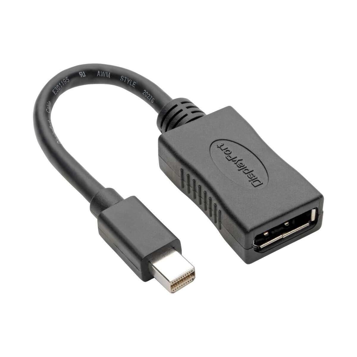 P139-06N-DP4K6B - Tripp Lite DISPLAYPORT CABLE 7.87" (0.2 M) MINI DISPLAYPORT BLACK