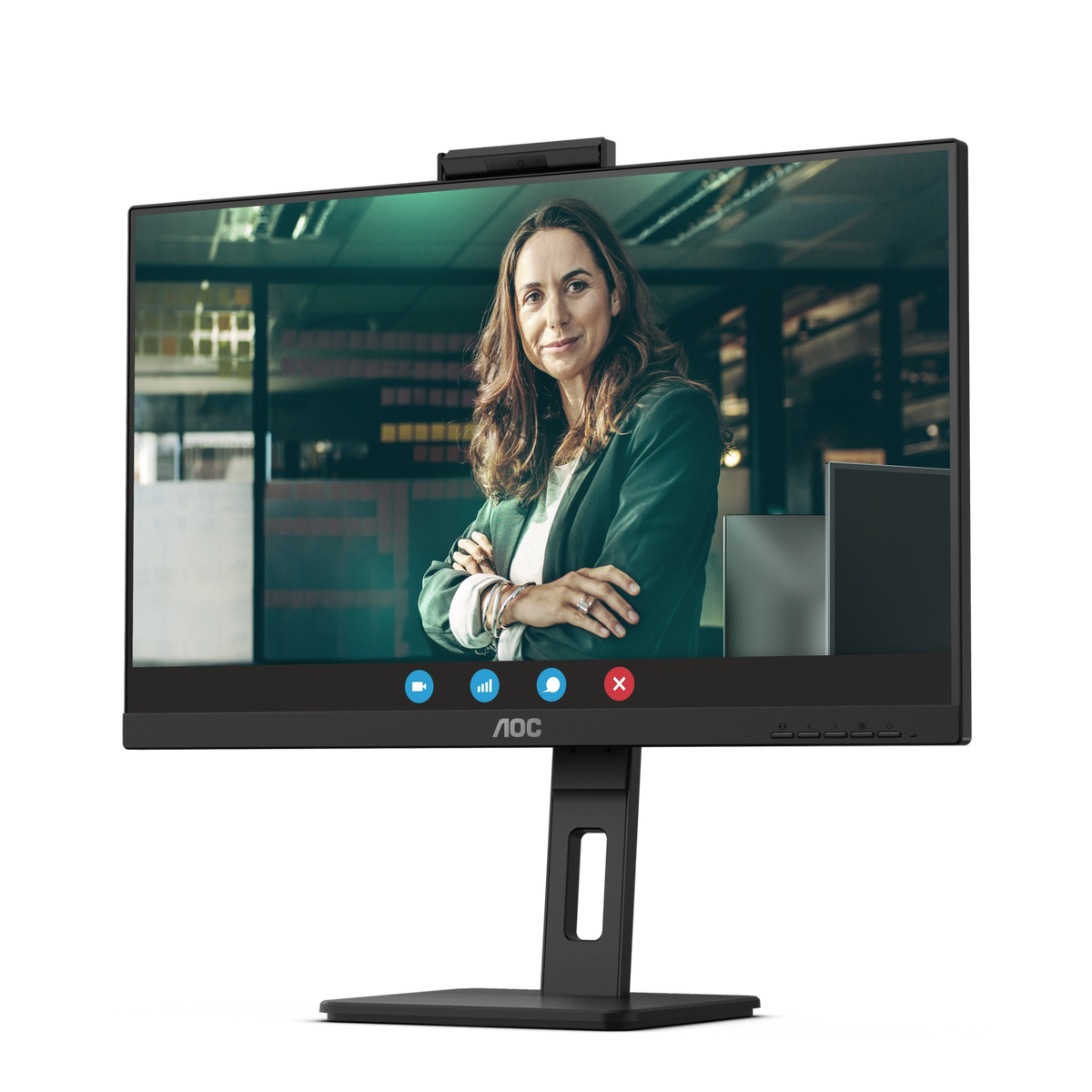 24P3CW - AOC 23.8-Inch Full HD 1920 x 1080 IPS USB-C Conferencing Monitor