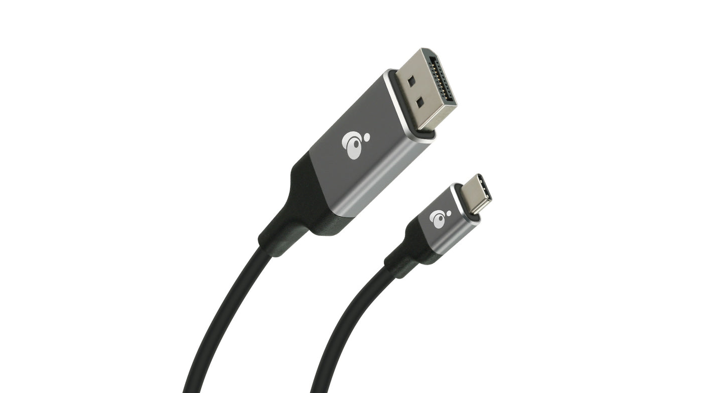 G2LU3CDP22 - iogear THE USB-C TO DISPLAYPORT 8K CABLE EASILY CONNECTS YOUR USB-C/THUNDERBOLT 3 LAPTO