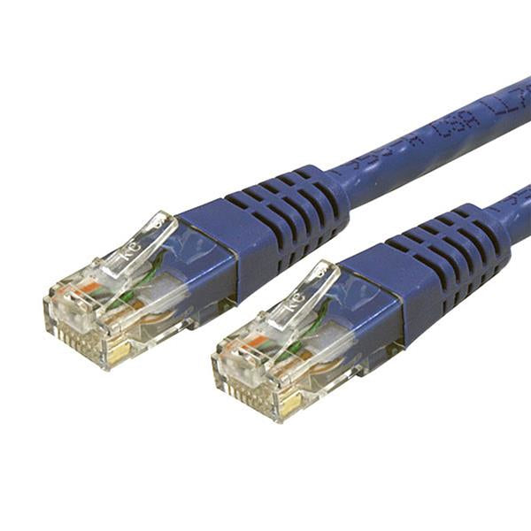 C6PATCH50BL - StarTech.com 50FT BLUE CAT6 ETHERNET CABLE DELIVERS MULTI GIGABIT 1/2.5/5GBPS & 10GBPS UP TO