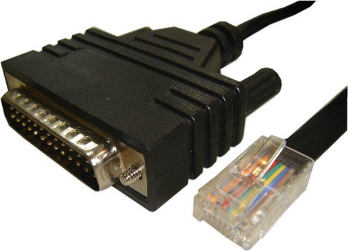 Cisco CAB-CONAUX= serial cable Black 70.9" (1.8 m) DB25 RJ-45