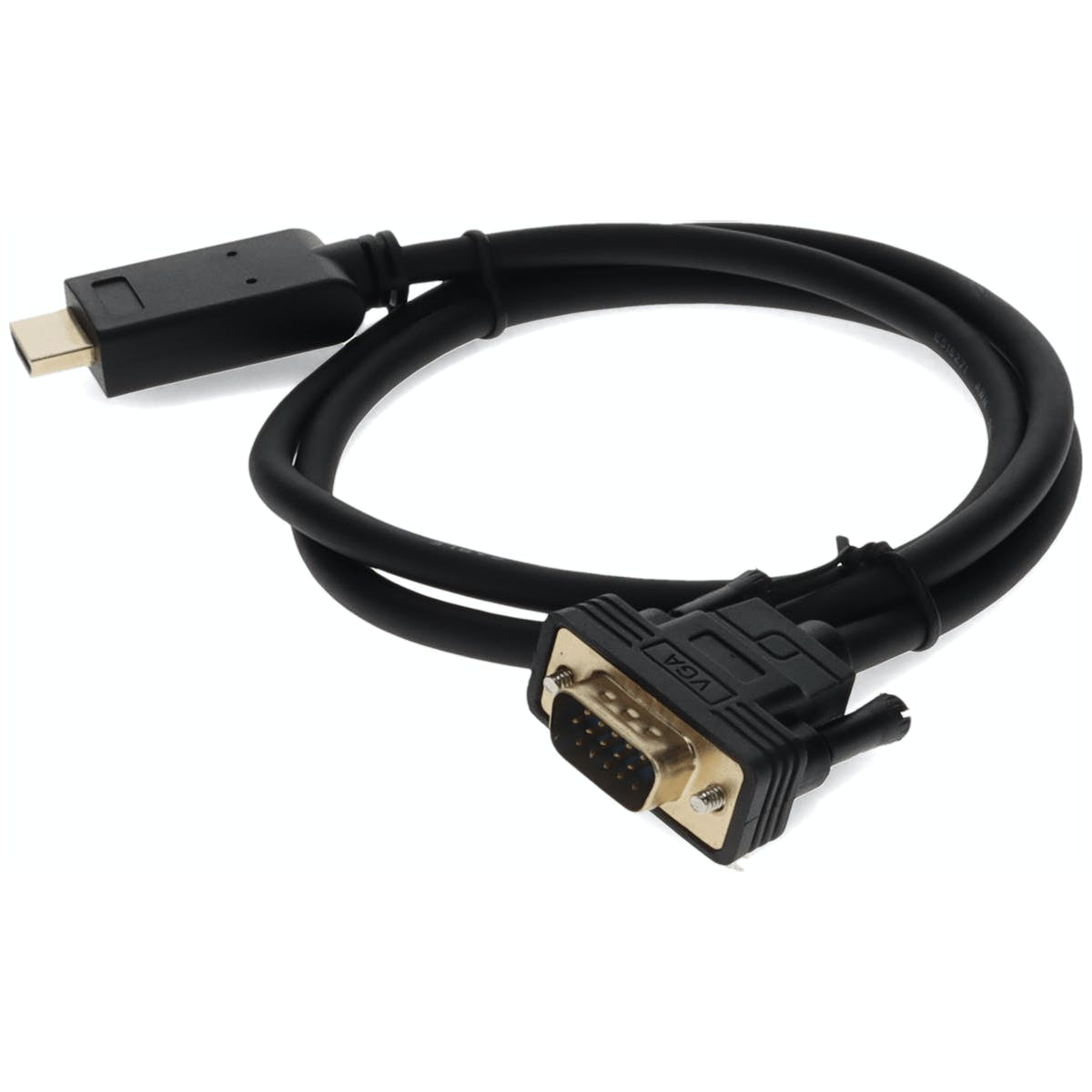 HDMI2VGAMM6 - AddOn Networks 6FT HDMI 1.3 MALE TO VGA MALE BLACK CABLE FOR RESOLUTION UP TO 1920X1200