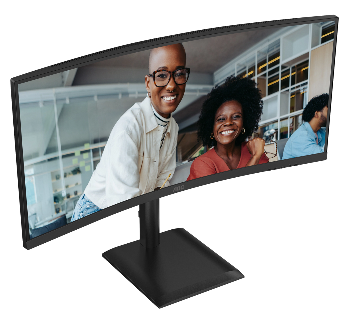 CU34E4CV - AOC 34-Inch UWQHD VA 120Hz 1500R USB-C 90W Curved Monitor