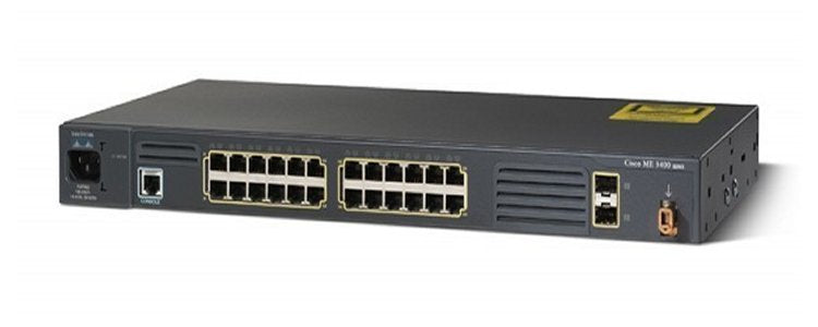 Cisco ME 3400-24TS, Refurbished Managed L2/L3 Fast Ethernet (10/100) Black 1U