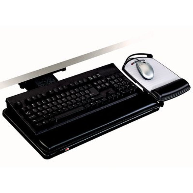 AKT170LE - 3M ADJUSTABLE KEYBOARD TRAY 26.5 X23 X8