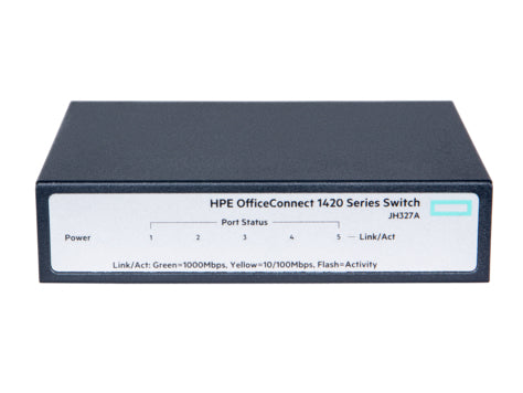 Hewlett Packard Enterprise OfficeConnect 1420 5G Unmanaged L2 Gigabit Ethernet (10/100/1000) 1U Gray