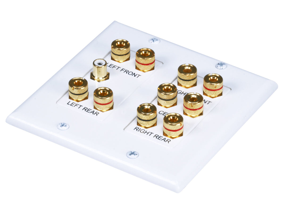 4012 - Monoprice SURROUND SOUND WALL PLATE 5.1