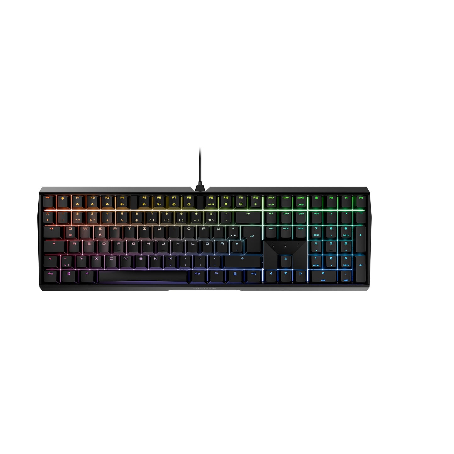 G80-3874LWAUS-2 - CHERRY KEYBOARD,RGB RED SILENT SWITCH