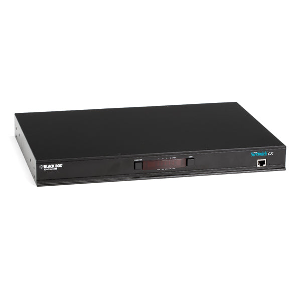 KVM SWITCH - (1)IP, (1) ANALOG CONSOLE PORT + (4) USERS, (16) SERVERS, CATX, GSA
