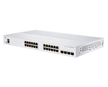 Cisco CBS350-24T-4X-NA network switch Managed L2/L3 Gigabit Ethernet (10/100/1000) Silver