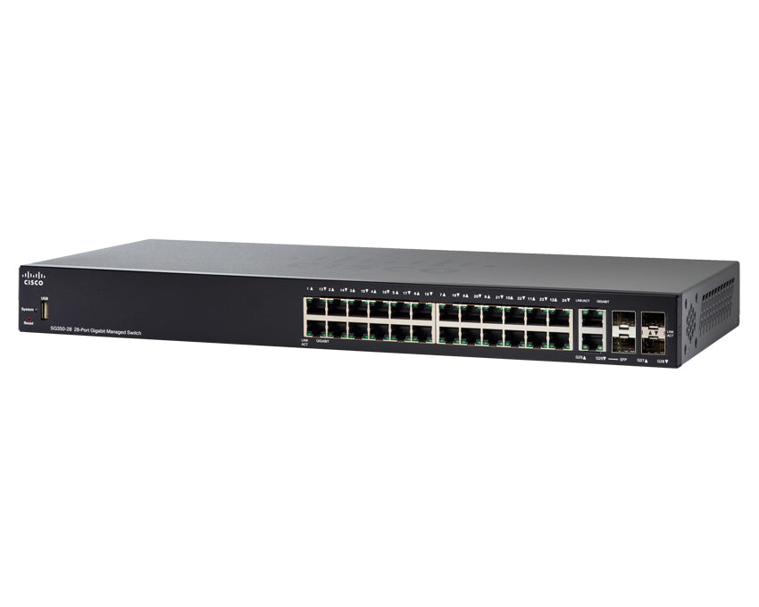 Cisco Small Business SF350-24 Managed L2/L3 Fast Ethernet (10/100) Black 1U