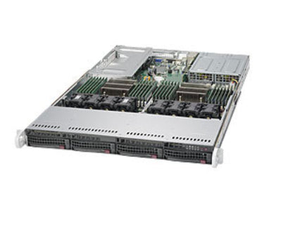 Supermicro SuperServer 6018U-TR4+ Rack (1U), - Black Intel® C612 LGA 2011 (Socket R)