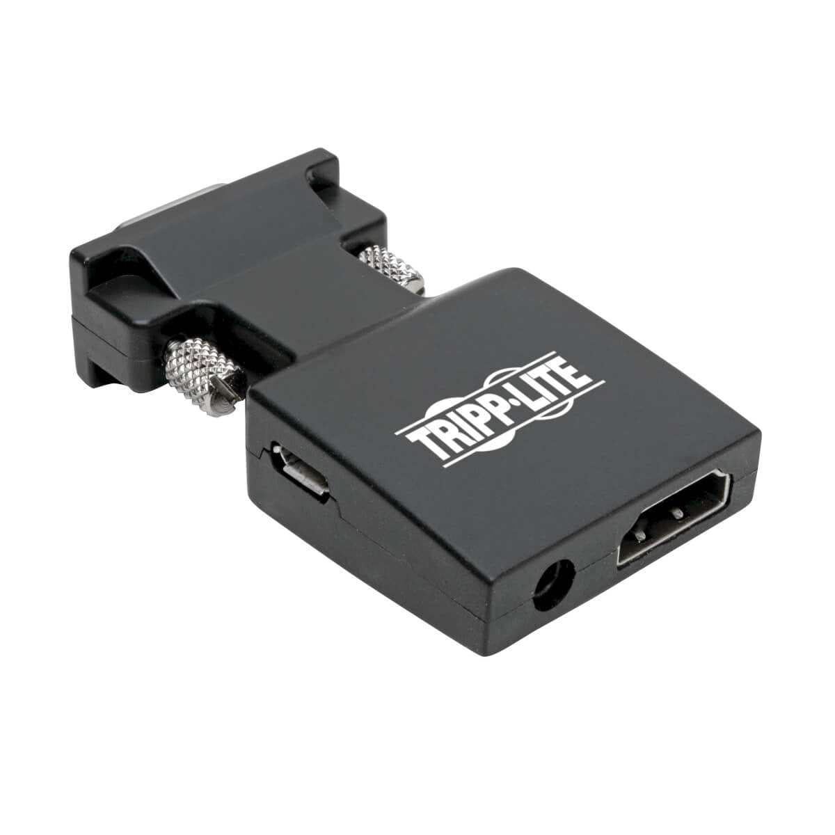 P131-000-A-DISP - Tripp Lite COMPACT HDMI TO VGA ADAPTER WITH AUDIO (M/F), 1920 X 1200 (1080P) @ 60 HZ