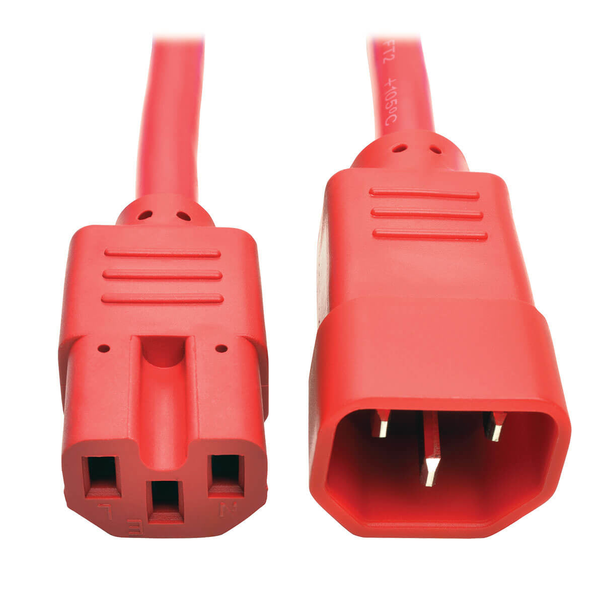 P018-006-ARD - Tripp Lite HEAVY-DUTY COMPUTER POWER CORD, 15A, 14 AWG (IEC-320-C14 TO IEC-320-C15), RED, 6