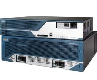 Cisco 3845, Refurbished wired router Blue,Stainless steel