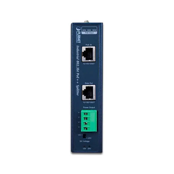 IPOE-173S - Planet Industrial Single-Port Gigabit 802.3bt PoE++ Splitter