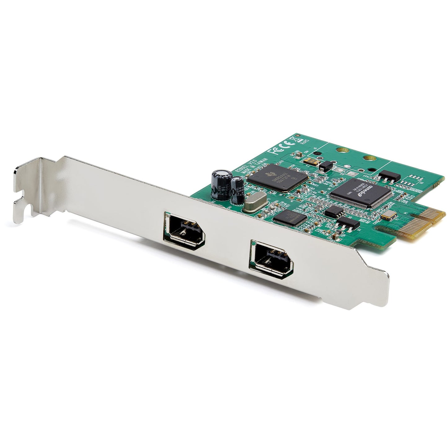 PCI EXPRESS FIREWIRE CARD LETS YOU ADD 2 FIREWIRE 400 PORTS TO YOUR DESKTOP PC A