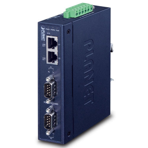 ICS-120 - Planet 2-Port RS232/RS422/RS485 Serial Device Server