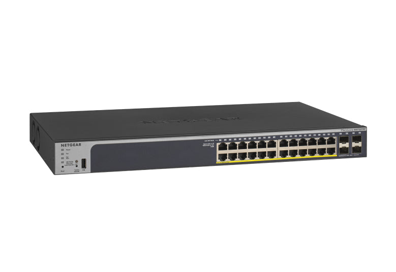 NETGEAR GS728TP Managed L2/L3/L4 Gigabit Ethernet (10/100/1000) Power over Ethernet (PoE) 1U Black