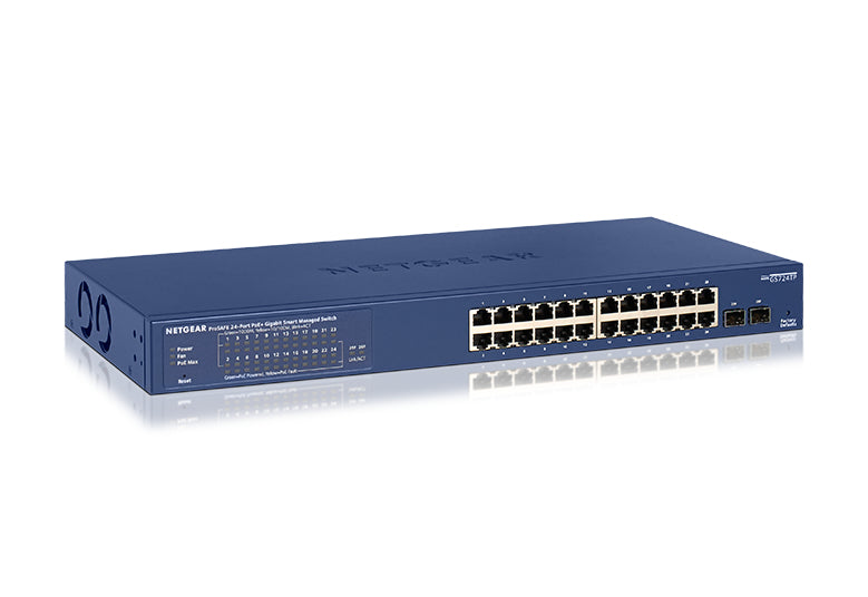 NETGEAR GS724TP Managed L2/L3/L4 Gigabit Ethernet (10/100/1000) Power over Ethernet (PoE) 1U Blue