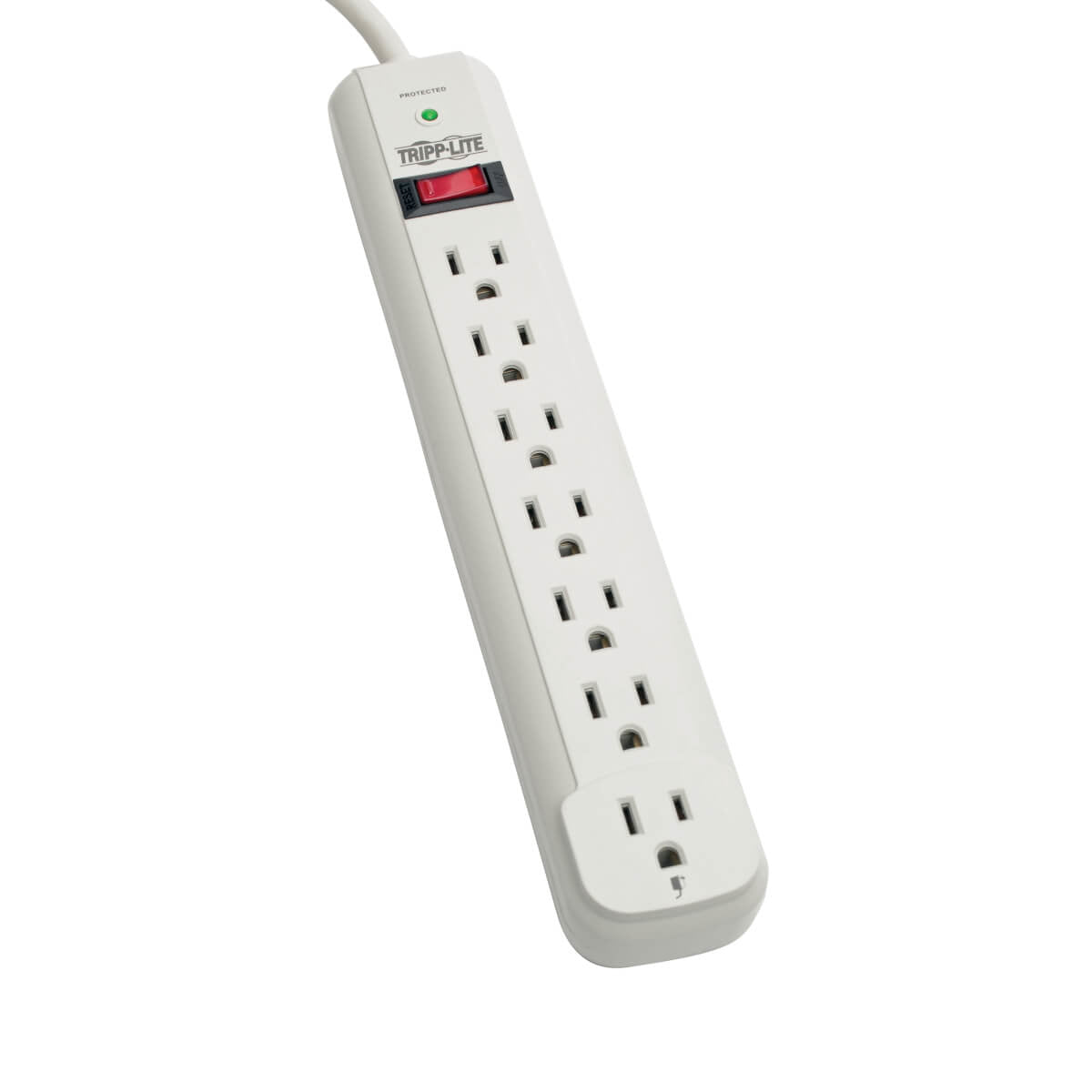 STRIKER - Tripp Lite SURGE PROTECTOR POWER STRIP 120V 7 OUTLET 6FEET CORD 1080 JOULE