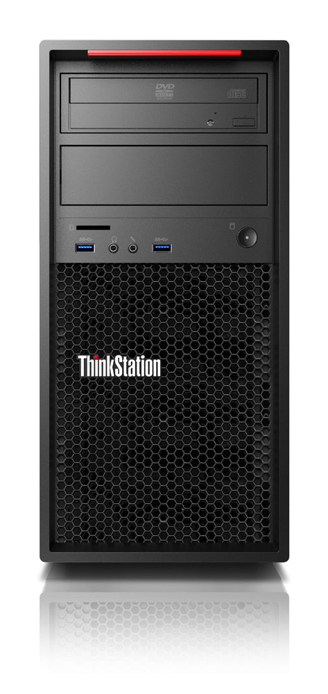 Lenovo ThinkStation P320 DDR4-SDRAM i7-7700K Tower Intel Core i7 16 GB 1000 GB HDD Windows 10 Pro Workstation Black