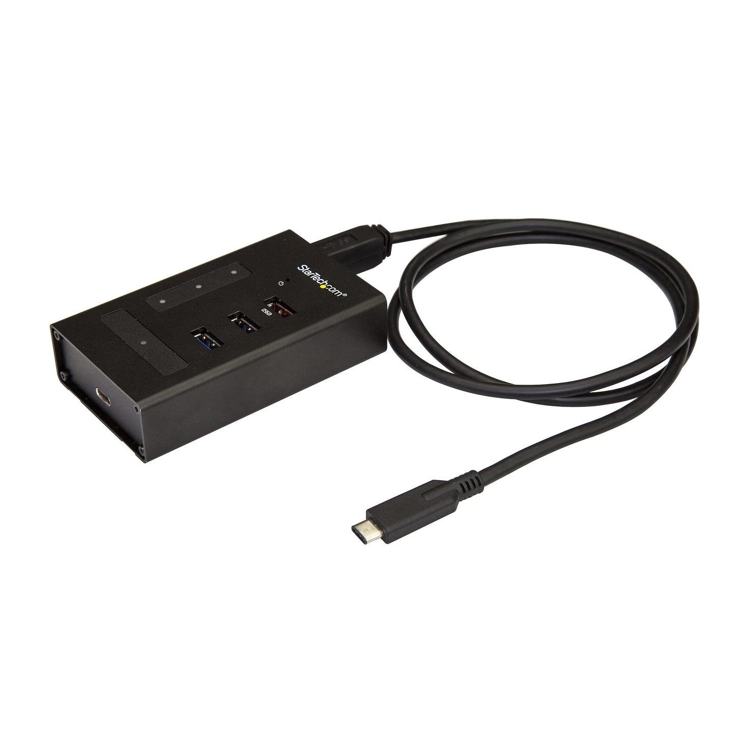 StarTech.com HB30C3A1CST interface hub USB 3.2 Gen 1 (3.1 Gen 1) Type-B 5000 Mbit/s Black