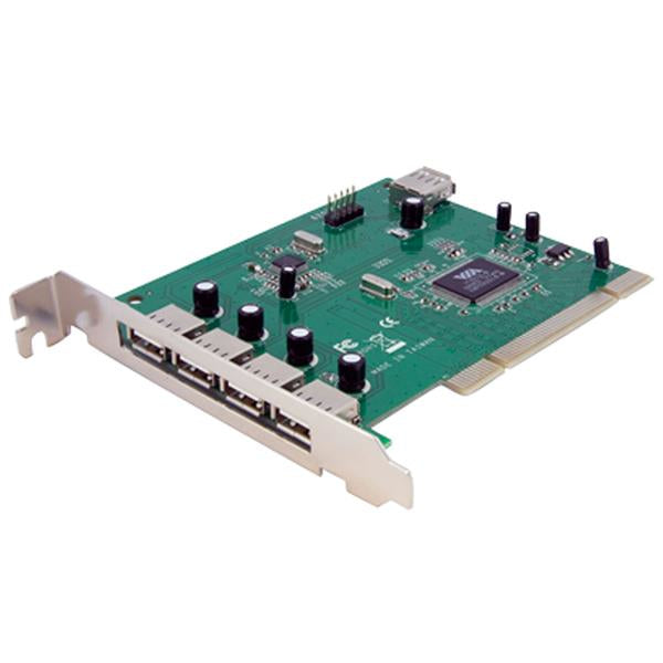 PCIUSB7 - StarTech.com ADD 7 USB 2.0 PORTS TO YOUR PC THROUGH A PCI SLOT - PCI TO USB - PCI USB CONTROL