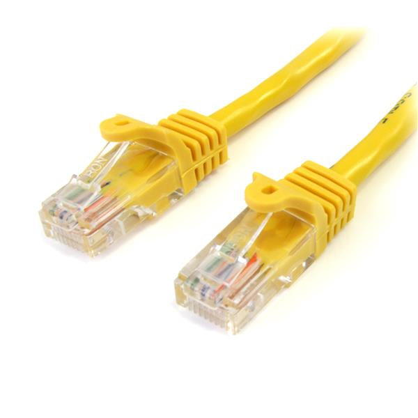 45PATCH15YL - StarTech.com MAKE FAST ETHERNET NETWORK CONNECTIONS USING THIS HIGH QUALITY CAT5E CABLE, WITH