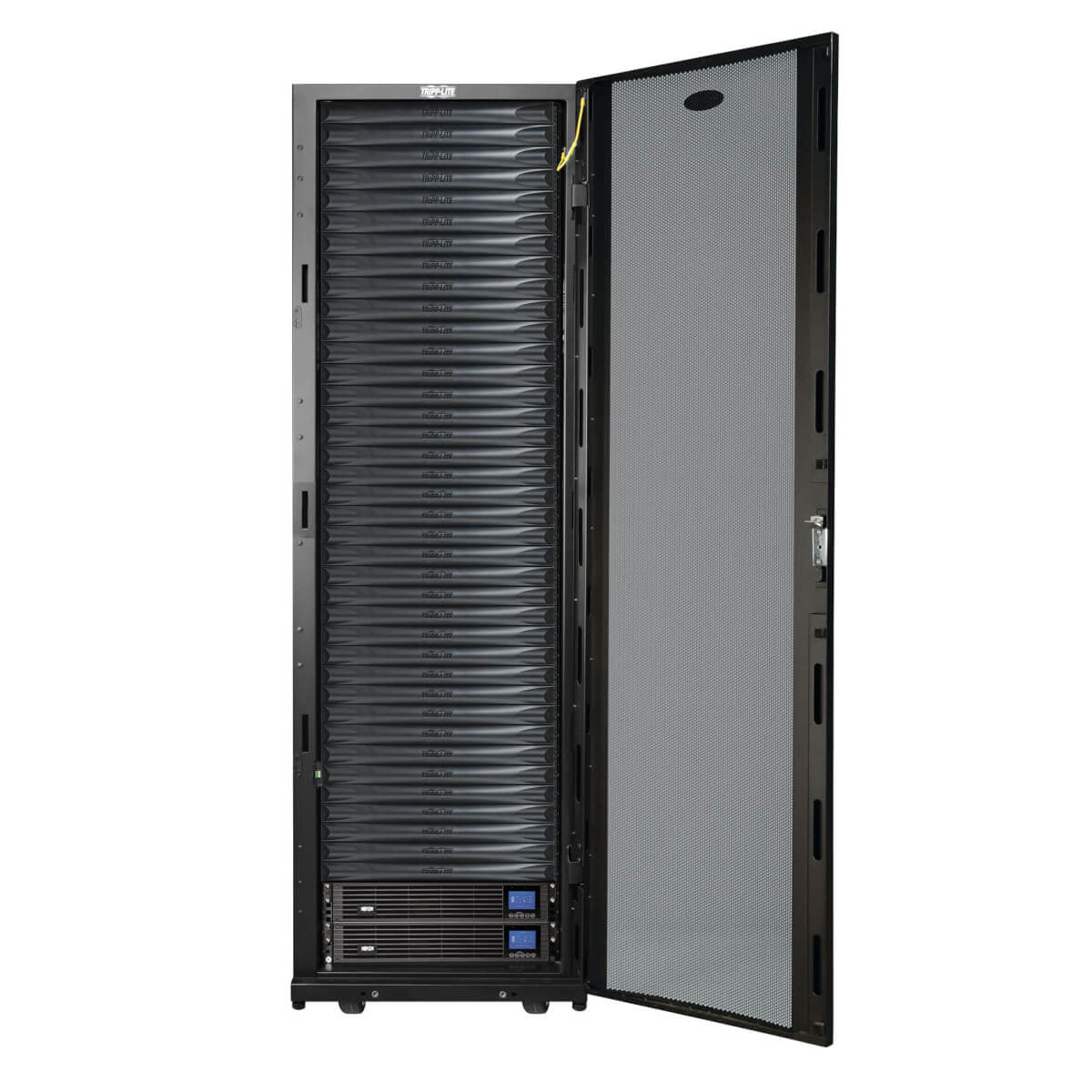 EDGEREADY MICRO DATA CENTER-38U, (2) 3 KVA UPS SYSTEMS (N+N), NETWORK MANAGEMENT
