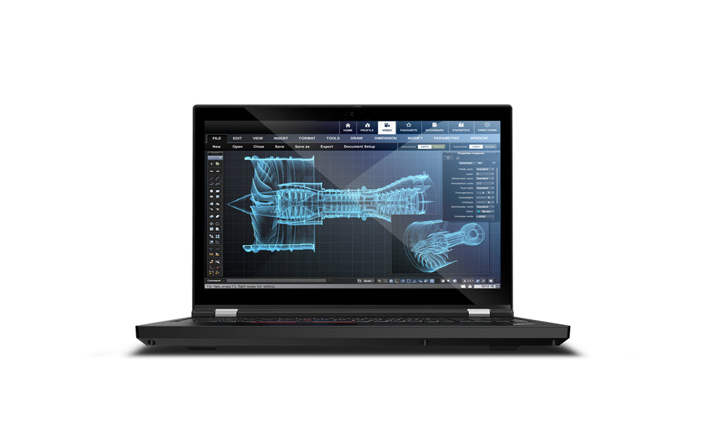 Lenovo ThinkPad P15 i7-10750H Mobile workstation 15.6" Touchscreen 4K Ultra HD Intel® Core™ i7 16 GB DDR4-SDRAM 512 GB SSD NVIDIA Quadro T1000 Wi-Fi 6 (802.11ax) Windows 10 Pro Black