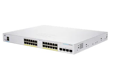 Cisco CBS250-24P-4G-NA network switch Managed L2/L3 Gigabit Ethernet (10/100/1000) Power over Ethernet (PoE) Silver