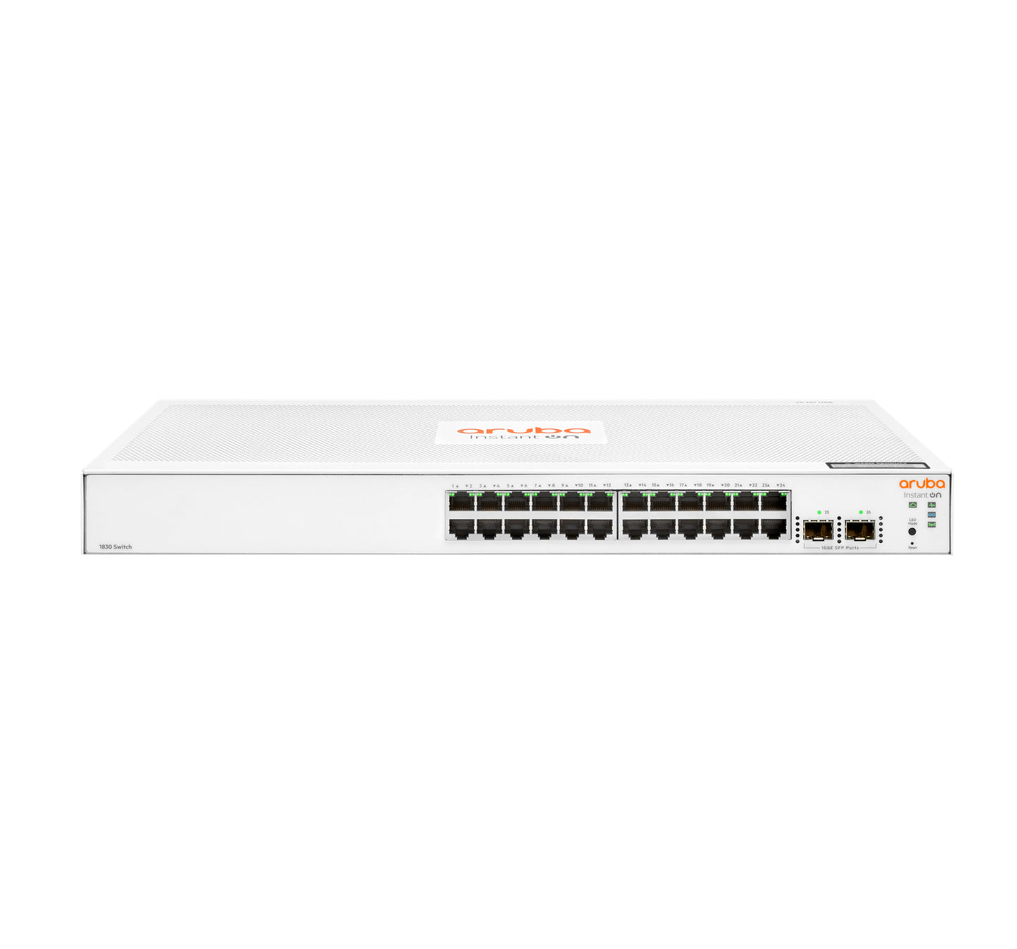 Hewlett Packard Enterprise Aruba Instant On 1830 24G 2SFP Managed L2 Gigabit Ethernet (10/100/1000) 1U