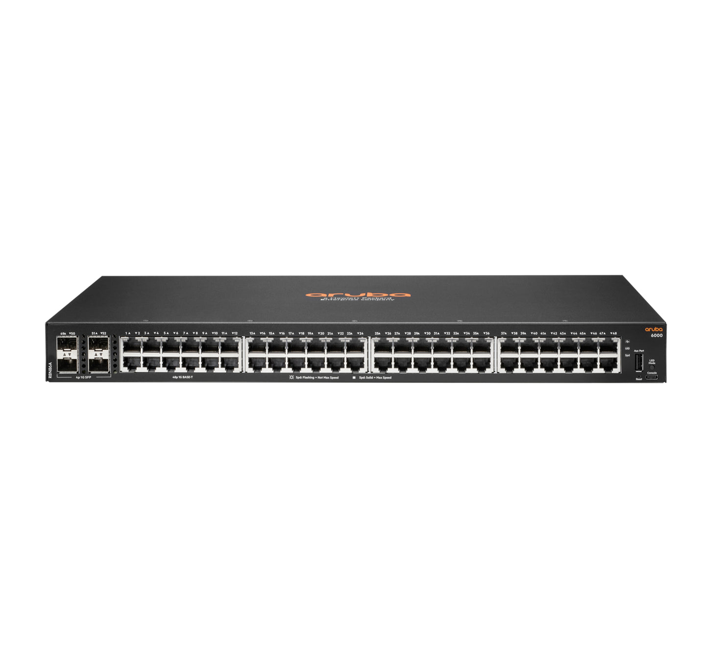 Hewlett Packard Enterprise Aruba 6000 48G 4SFP Managed L3 Gigabit Ethernet (10/100/1000) 1U