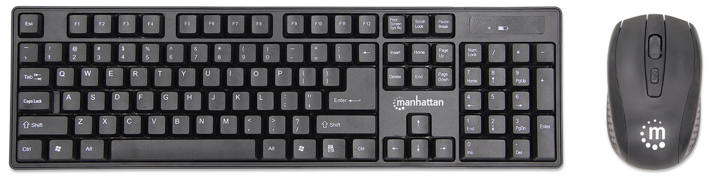 178990 - Manhattan WIRELESS KEYBOARD AND OPTICAL MOUSE SET
