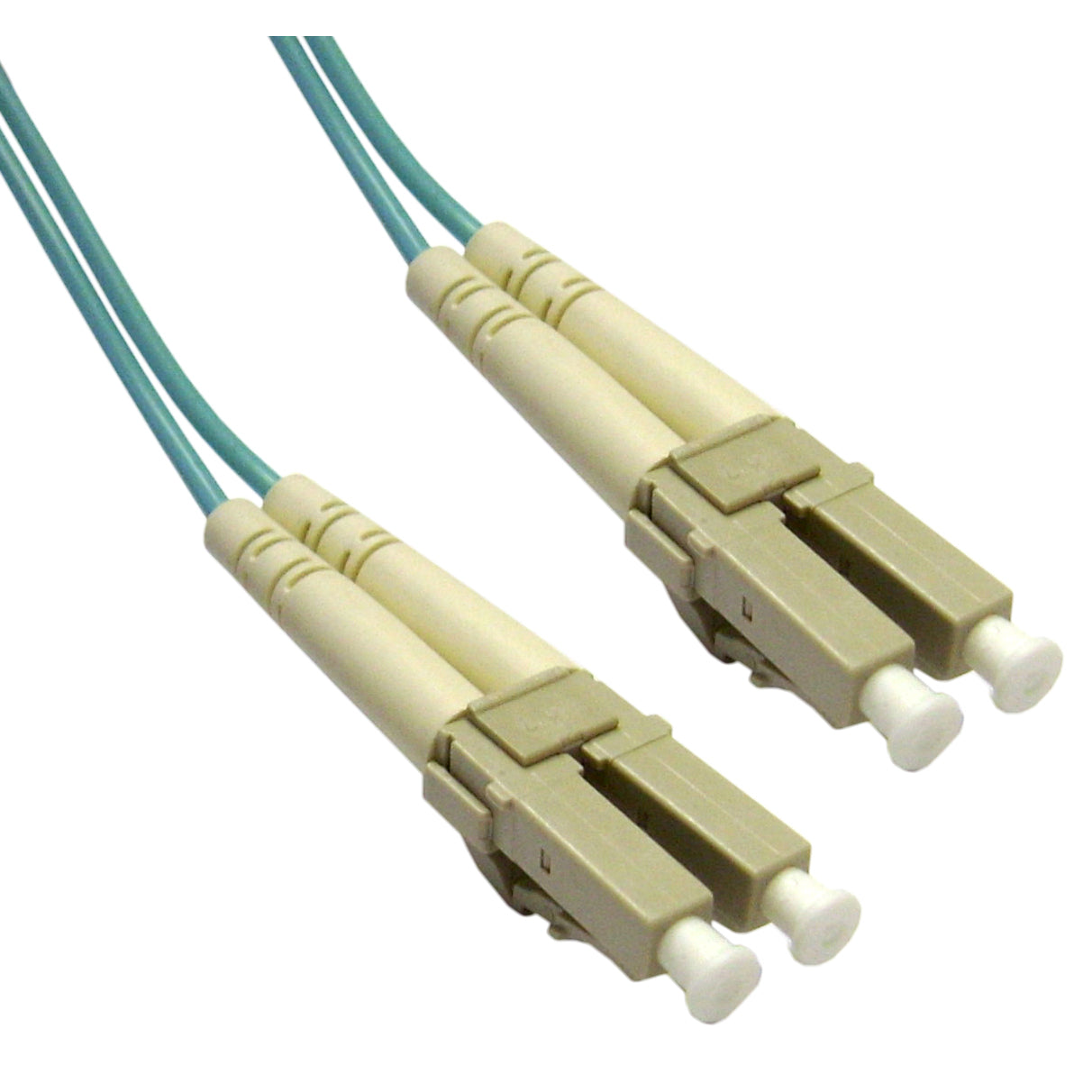 ADD-LC-LC-2M5OM4 - AddOn Networks THIS IS A 2M LC (MALE) TO LC (MALE) AQUA DUPLEX RISER-RATED FIBER PATCH CABLE. A