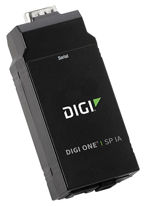DIGI ONE SP IA 1 PORT RS-232/422/485 DB-9 SERIAL TO ETHERNET DEVICE SERVER WITH