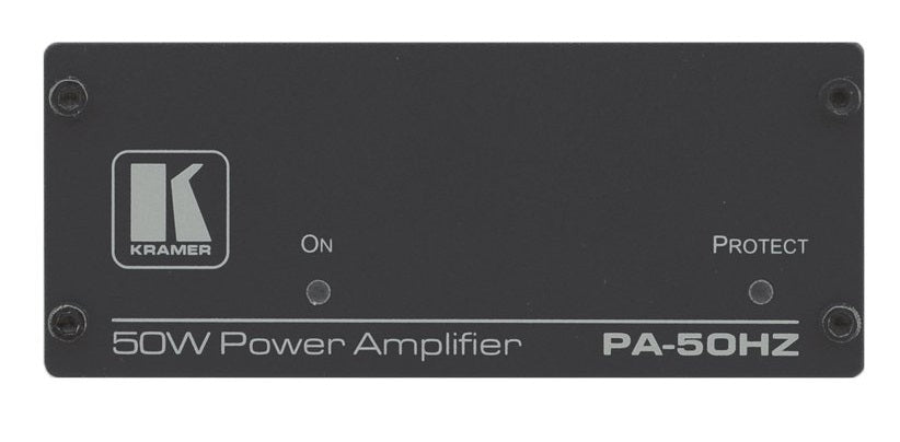 13-80477090 - Kramer Electronics PA-50HZ (PA-50Z) IS A COMPACT HI-Z (70V/100V) POWER AMPLIFIER WITH LINE-LEVEL OU