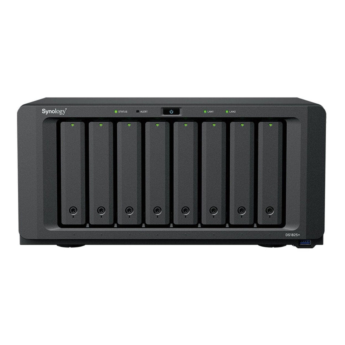 DS1825+ - Synology 8-Bay Ryzen V1500B 8GB ECC Dual 2.5GbE Dual M.2 NVMe NAS