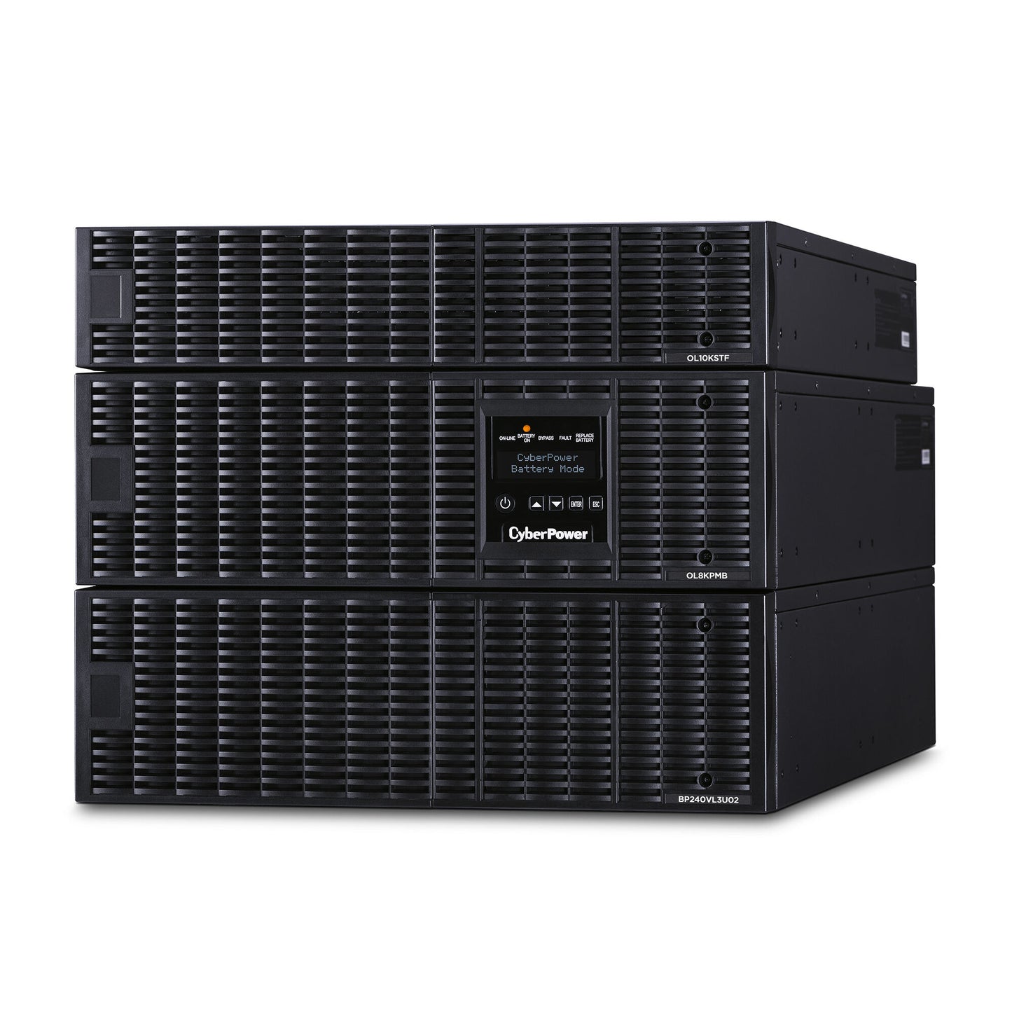CyberPower OL8KRTMBTF uninterruptible power supply (UPS) Double-conversion (Online) 8 kVA 8000 W 13 AC outlet(s)